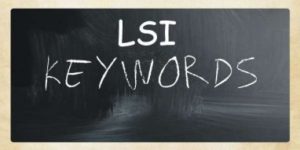 Kulcsszó típusok - LSI kulcsszavak